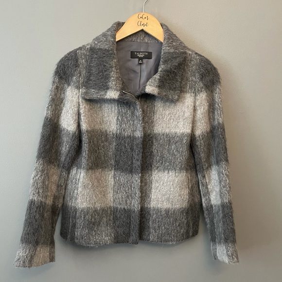 Talbots Buffalo Plaid Mohair/Alpaca Suit Set. - Picture 4 of 13